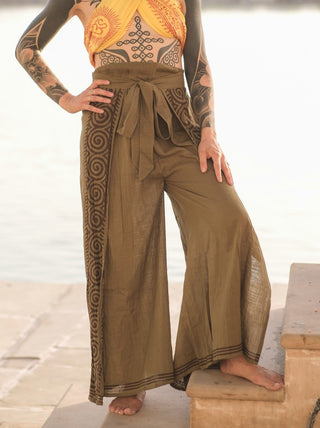 Fisherman Wrap Pants - Crystal Heal